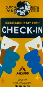 I Remember My First Check-In IPA